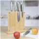 Vogue Wood Acrylic Magnetic Knife Block