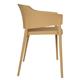 Bolero Lorenzo Cafe Chairs Warm Cream (2 pack)