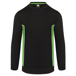 Orn 1290 Silverswift Premium Sweatshirt Black/Lime 5XL 