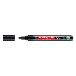 edding 790 Paintmarker PCR Black (Pack 10) - 4-790PCR001