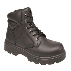 Himalayan 2416 SMS 6 Eyelet Boot Dual Density Sole Steel Black [Size UK 6/ EU 39]