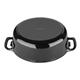 Vogue Black Oval Casserole Dish 6Ltr