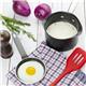 Vogue Aluminium Non-Stick Milk Pan 14cm