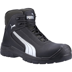 Puma Cascades MID S3 HRO SRC Safety Toe Cap Work Boot Black/Grey [Size UK 9/ EU 43]