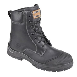 Himalayan 8104 Unbreakable Demolition Combat Safety Boots Black [Size UK 5/ EU 38]