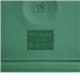 Hygiplas Polycarbonate Square Food Storage Container Lid Green Small