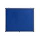 Bi-Office Enclore Fire Retardant Display Case; Blue Fabric Surface; Lockable Acrylic Door; Top Hinged; Aluminium Frame; 953x924mm - 12x A4