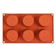 Pavoni Formaflex Silicone Muffin Mould 6 Cup