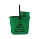 Janit-X Plastic Heavy Duty Mop Bucket With Wringer 15 Litre Green - PACK (10)