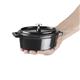 Vogue Cast Iron Oval Mini Pot Black