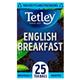 Tetley English Breakfast Envelopes 25's
