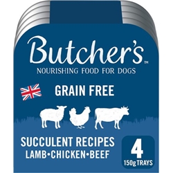 Butcher's Succulent Recipes Dog Food Trays 4x150g