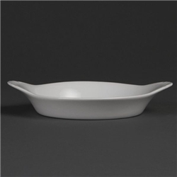 Olympia Whiteware Round Eared Dishes 192x 151mm (6 pack)