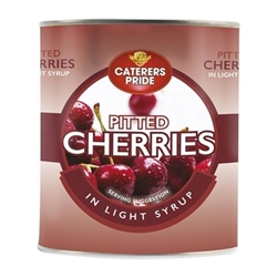 Caterers Pride Dark Pitted Cherries in Light Syrup 850g (6 pack)