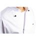 Whites Chicago Unisex Chef Jacket Short Sleeve White M