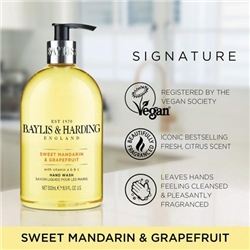 Baylis & Harding Sweet Mandarin & Grapefruit 500ml Hand Wash