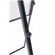 Bi-Office Classic Footbar Magnetic Flipchart Easel; Dry-Wipe Lacquered Steel Surface; Black Aluminium Frame; 700x1000mm