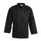 Whites Vegas Unisex Chef Jacket Long Sleeve Black XS