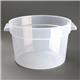 Vogue Polypropylene Round Food Storage Container 10Ltr