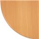 Bolero Pre-drilled Round Tabletop Beech Effect 600mm