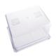 Vogue Polycarbonate 1/2 Gastronorm Container 200mm Clear
