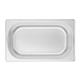 Vogue Stainless Steel 1/4 Gastronorm Tray 100mm