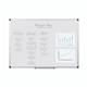 Bi-Office Maya Whiteboard; 240x120cm; Dry-Wipe Magnetic Ceramic Surface; Aluminium Frame