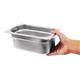 Vogue Stainless Steel Gastronorm Container Kit 1/4 (5 pack)