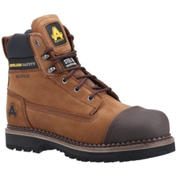 Amblers Safety AS233 Austwick S3 WR HRO SRC Safety Boot Brown [Size UK 10/ EU 44]