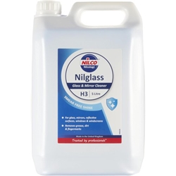 Nilco Nilglass Professional H3 Glass & Mirror Cleaner 5 Litre - PACK (2)