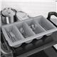 Olympia Kristallon Stackable PP Large Cutlery Tray