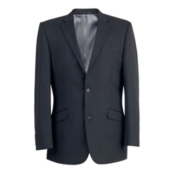 Brook Taverner Concept Zeus Tailored Fit Single Breasted Jacket Charcoal 42 Long 3124C