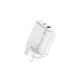 MediaRange GaN Fast Charging Adapter UK Plug 1xUSB-C and 1xUSB-A 25W White MRMA112-UK