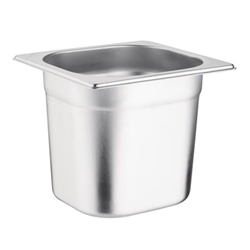 Vogue Stainless Steel 1/6 Gastronorm Tray 150mm