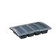 Araven Dark Grey Cutlery Tray with Lid