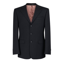 Brook Taverner Performance Langham Classic Fit Single Breasted Jacket Black 52 Regular 5984D