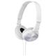 Sony MDR-ZX310AP Wired 3.5mm Connector White Folding Headphones