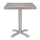 Bolero Cast Iron Table Base Grey