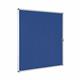 Bi-Office Enclore Display Case; Blue Felt Surface; Lockable Acrylic Door; Aluminium Frame; 1160x1288mm - 20x A4