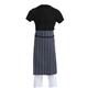 Whites Bistro Apron Blue/White Butchers Stripe 900x800mm