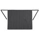 Whites Bistro Apron Black/White Butchers Stripe 900x800mm