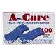 A-care detectable blue plasters extra wide strip 75X25MM (100 Pack)