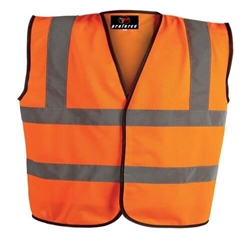 Proforce Class 2 High Visibility 2 Band Waistcoat Orange 2XL (Case of 10)