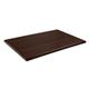 Bolero Pre-drilled Rectangular Tabletop Dark Brown