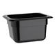 Vogue Polycarbonate 1/6 Gastronorm Container 100mm Black