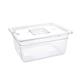 Vogue Polycarbonate 1/2 Gastronorm Container 150mm Clear
