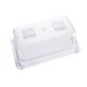 Vogue Polycarbonate 1/4 Gastronorm Container 100mm Clear