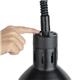 Buffalo Retractable Heat Lamp Matte Black Finish