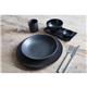 Olympia Kristallon Fusion Melamine Rice Bowls Black 120mm (6 Pack)