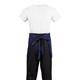 Whites Short Bistro Apron Navy Blue